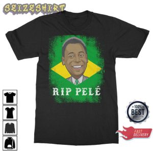 Rip Pelé 1970 Brasil Pele Remembering Classic Shirt