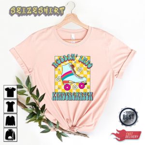 Rollin Into Kindergarten Shirt Skating Girls School T-Shirt (3)