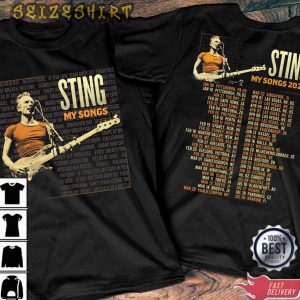 Sting My Songs 2023 World Tour TShirt