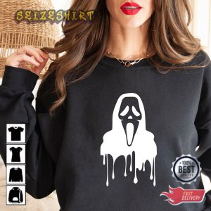 Scream Sweatshirthorror Shirthappy Halloween Sweaterghost T-Shirt