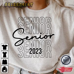 Senior 2023 Class Of 2023 Graduation Printed Sweatshirt