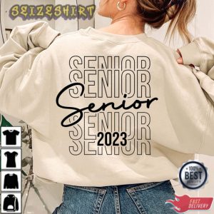Senior 2023 Class Of 2023 Graduation Printed Sweatshirt