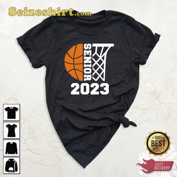 Senior Basketball 2023 Crewneck T-shirt