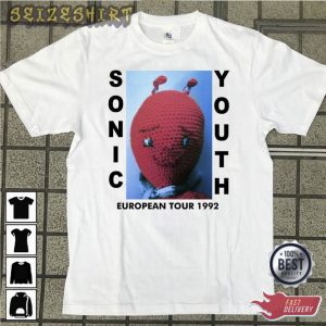 Sonic Youth Dirty European Tour 1992 Vintatge T-shirt (1)