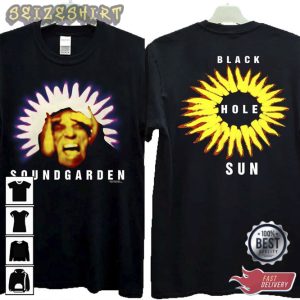 Soundgarden 1994 Black Hole Sun Superunknown Album Promo T-Shirt (1)