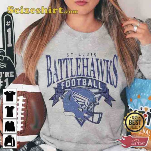 St Louis Battlehawks Football Vintage Unisex Shirt