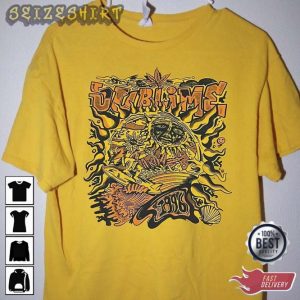 Sublime Band Vintage 1996 Sublime Tour Concert Yellow T-Shirt