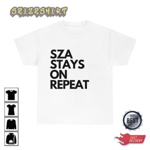 Sza Stays On Repeat T Shirt R B Tee Z Ctrl Sos Album T-Shirt