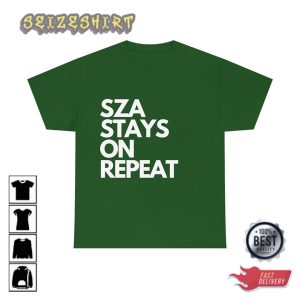 Sza Stays On Repeat T Shirt R B Tee Z Ctrl Sos Album T-Shirt