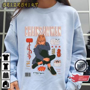 The Great Power Chainsaw Man Unisex T-Shirt Design (1)