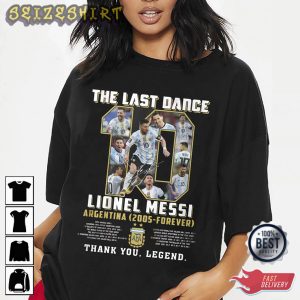 The Last Dance Messi World Cup T-shirt Design