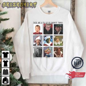 There Are Few of My Favorite Things Christmas Friends 90s Movies T-Shirt