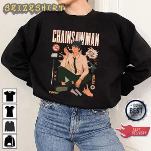 Unisex Anime Graphic Chainsaw Man Aki T-Shirt (2)