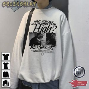 Unisex Arctic Monkeys Hoodie Sweatshirt T-shirt Design