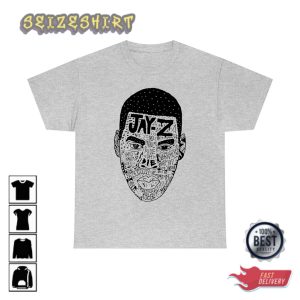 Unisex Jay Z Classic Hip Hop Vintage Graphic T-Shirt (1)