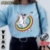 Valentine LGBT Astronaut Riding Unicorn Through The Rainbow Sweatshirt