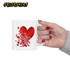 Valentines Day Red Heart Coffee Mug