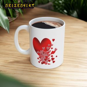 Valentines Day Red Heart Coffee Mug