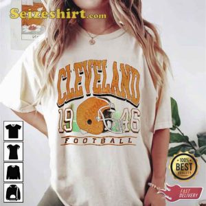 Vingtage Cleveland Football Team Crewneck Shirt