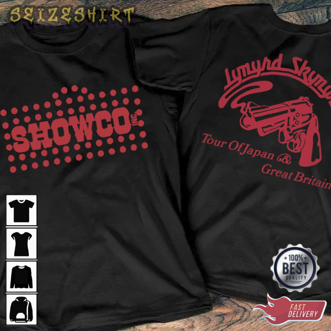 Vintage 1976 Lynyrd Skynyrd Showco Tour Of Japan Great T-Shirt
