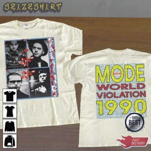 Vintage 1990 Depeche Mode World Violation Depeche T-Shirt