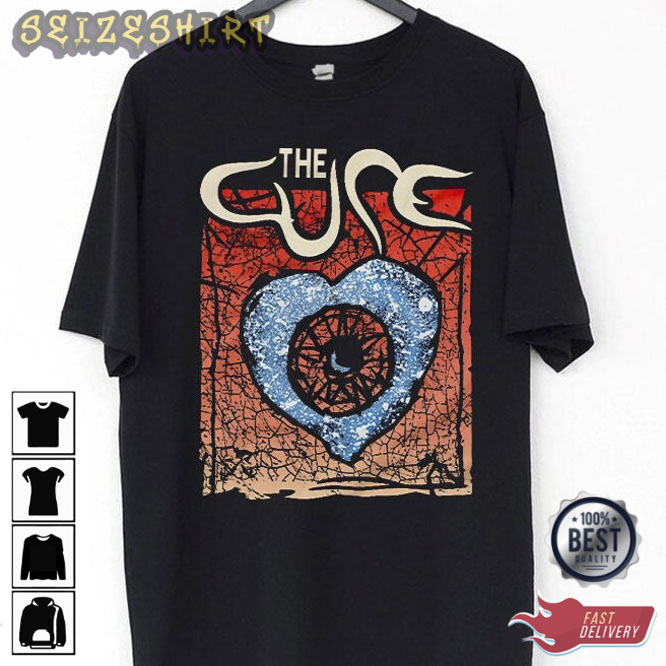 Vintage 1992 The Cure Wish Tour The Cure Rock Band Graphic T-Shirt