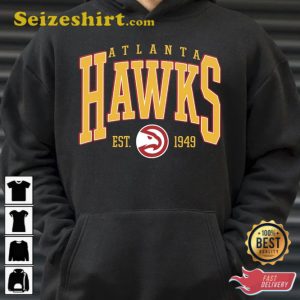 Vintage Atlanta Hawks Atlanta Hawks Basketball Hoodie