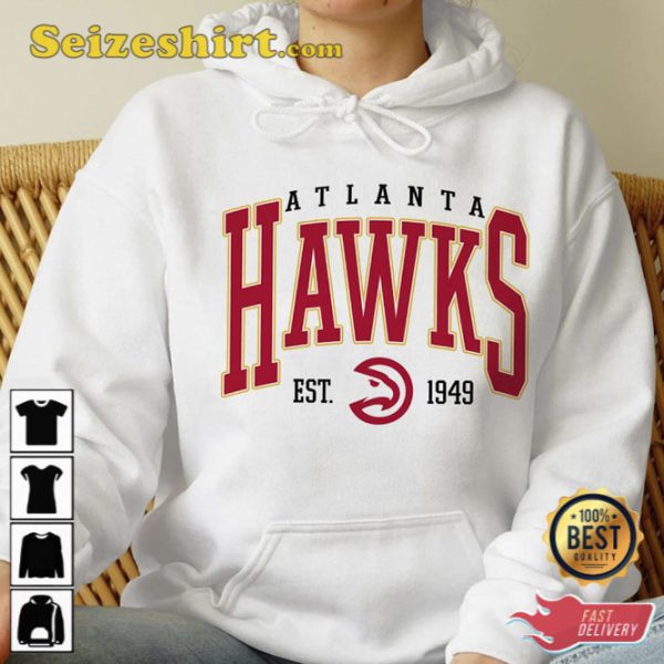 Vintage Atlanta Hawks Atlanta Hawks Basketball Hoodie