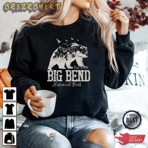 Vintage Big Bend Crewneck Camping Mountain T-Shirt
