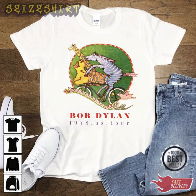 Vintage Bob Dylan 1978 Us Tour Bob Dylan Unisex T-shirt (1)