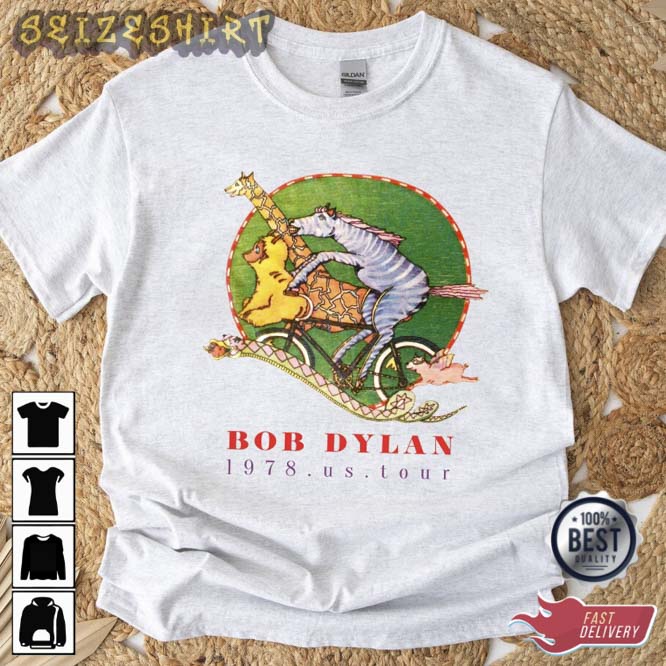 Vintage Bob Dylan 1978 Us Tour Bob Dylan Unisex T-shirt (2)