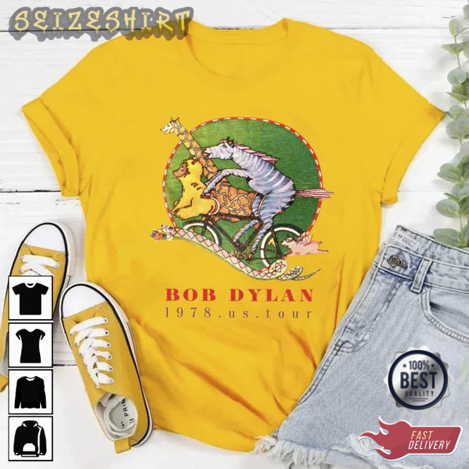 Vintage Bob Dylan 1978 Us Tour Bob Dylan Unisex T-shirt