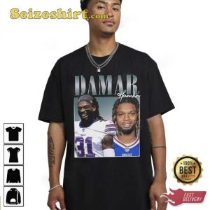 Vintage Damar Hamlin Buffalo Bills T-Shirt Gift For Fan