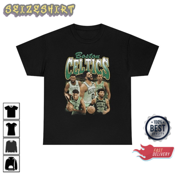 Jayson Tatum Vintage 90s Boston Celtics T-Shirt