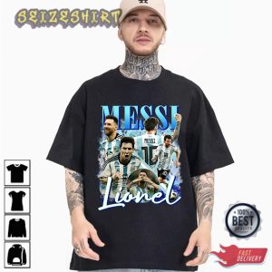Vintage Lionel Messi 90s Tshirt Lionel Messi Shirt Argentina FIFA World Cup