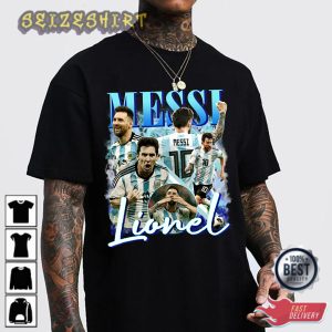 Vintage Lionel Messi 90s Tshirt Lionel Messi Shirt Argentina FIFA World Cup