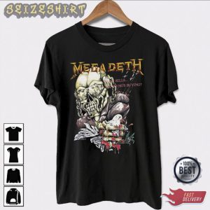 Vintage Megadeth Peace Sells Tour _87_88 Graphic T-shirt (2)