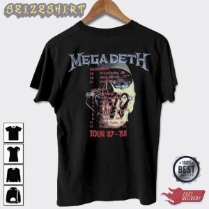 Vintage Megadeth Peace Sells Tour 87 88 Graphic T-shirt