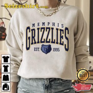 Vintage Memphis Grizzlies Memphis Basketball Hoodie