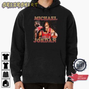 Vintage Michael Jordan Bootleg Legend Of Basketball Player Gift T-Shirt