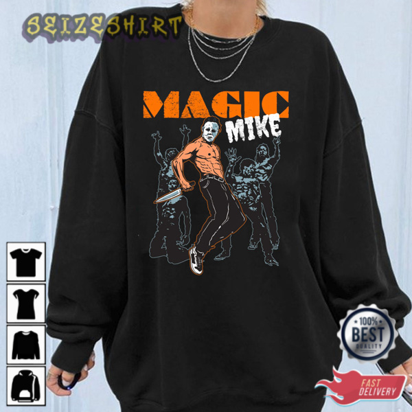 Vintage Michael Myers Horror Movie T-shirt Magic Mike T-Shirt