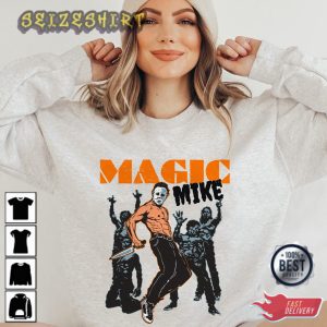 Vintage Michael Myers Horror Movie T-shirt Magic Mike T-Shirt