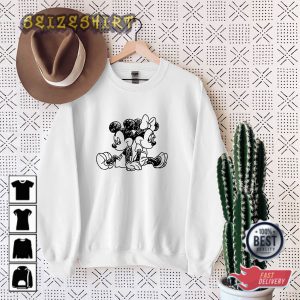 Vintage Mickey And Minnie Gift For Couples Lovely Sweatshirt