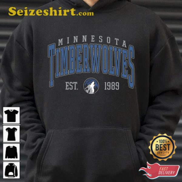 Vintage Minnesota Timberwolves Minnesota Basketball Hoodie