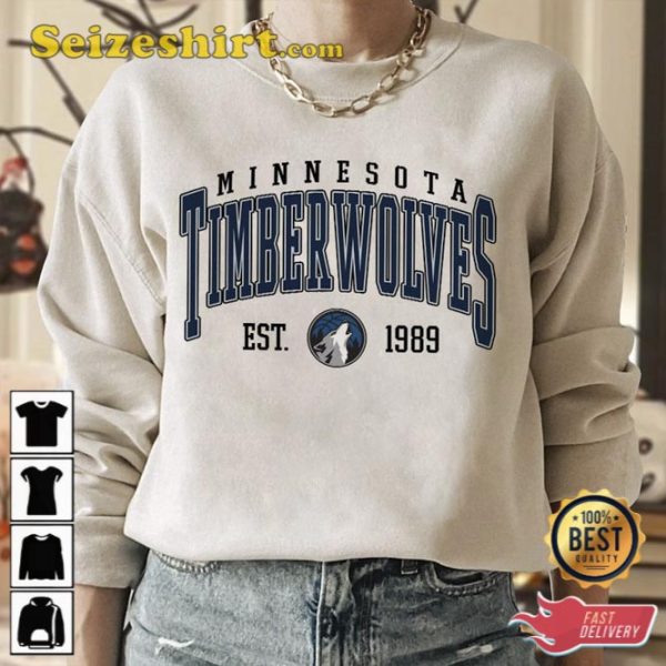 Vintage Minnesota Timberwolves Minnesota Basketball Hoodie