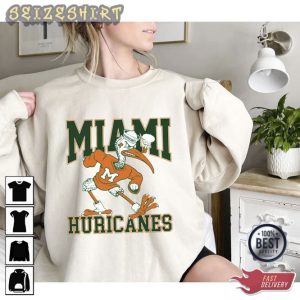 Vintage Ncaa Miami Hurricanes University Of Miami Sweatshirt