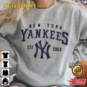 Vintage New York Yankees EST 1903 Vintage Tee Shirt
