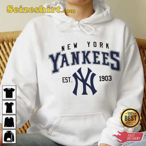 Vintage New York Yankees EST 1903 Vintage Tee Shirt