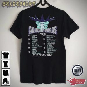 Vintage Ramones Adios Amigos The Final Tour 1996 PrintedT-shirt (1)