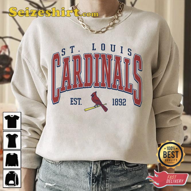 St. Louis Cardinals Sweatshirt STL St. Louis Baseball 